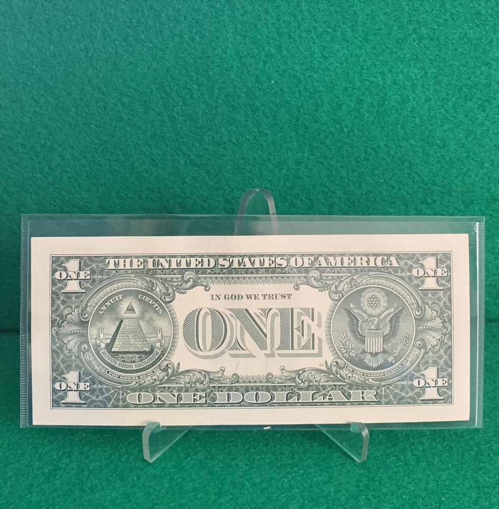 $1 One Dollar Trinary Note Series 2017 A (G 19099111 B) Uncirculated