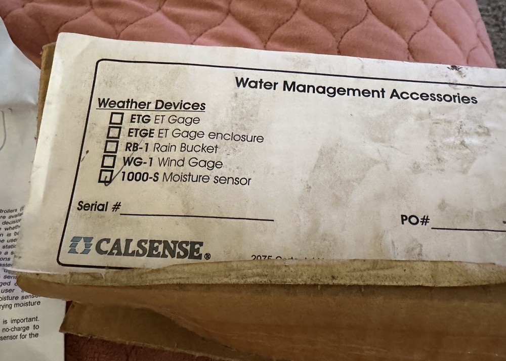 NEW Calsense 1000-S Moisture Sensor For ET2000 Irrigation Controller