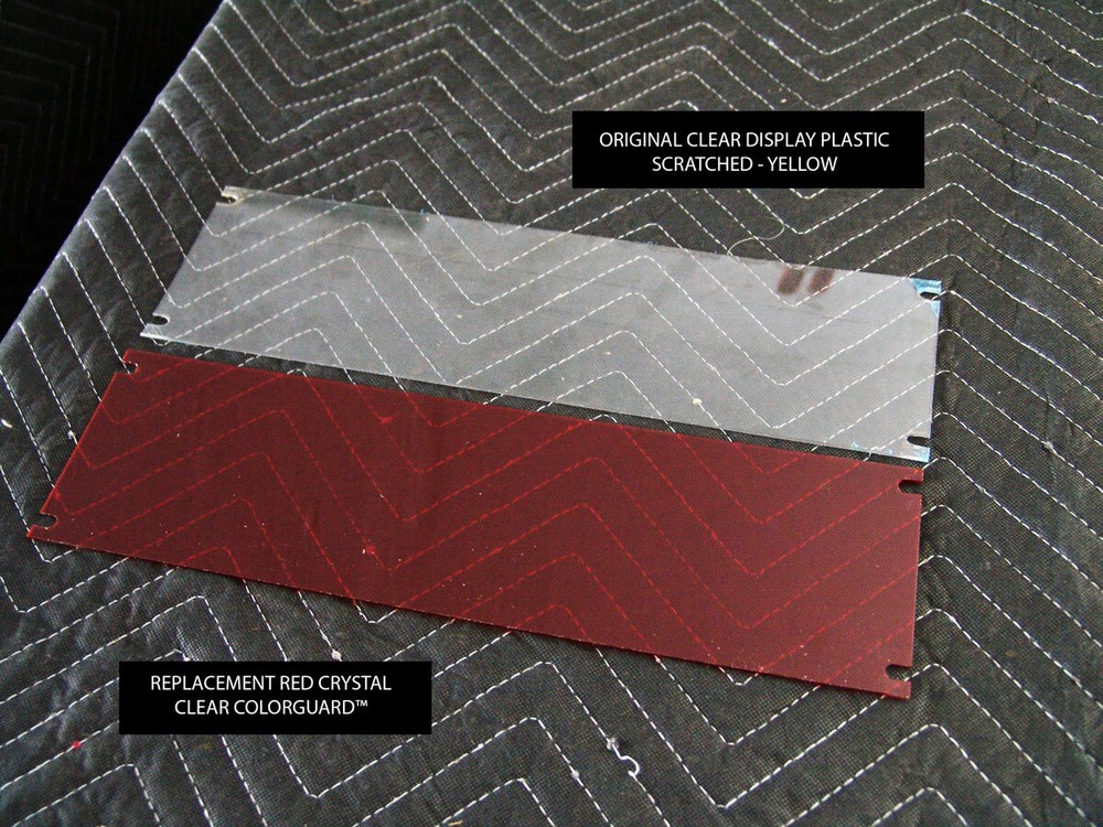 DATA EAST HOOK Pinball Machine Display LENS Replacement RED COLORGUARD™