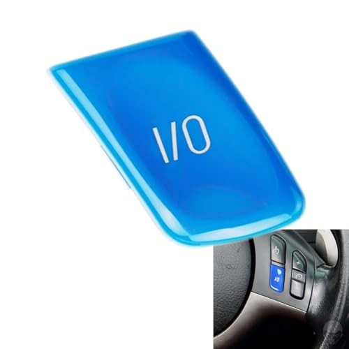 Car Steering Wheel Control Switch Button Cover Replacement for M3 E46 1998 Blue