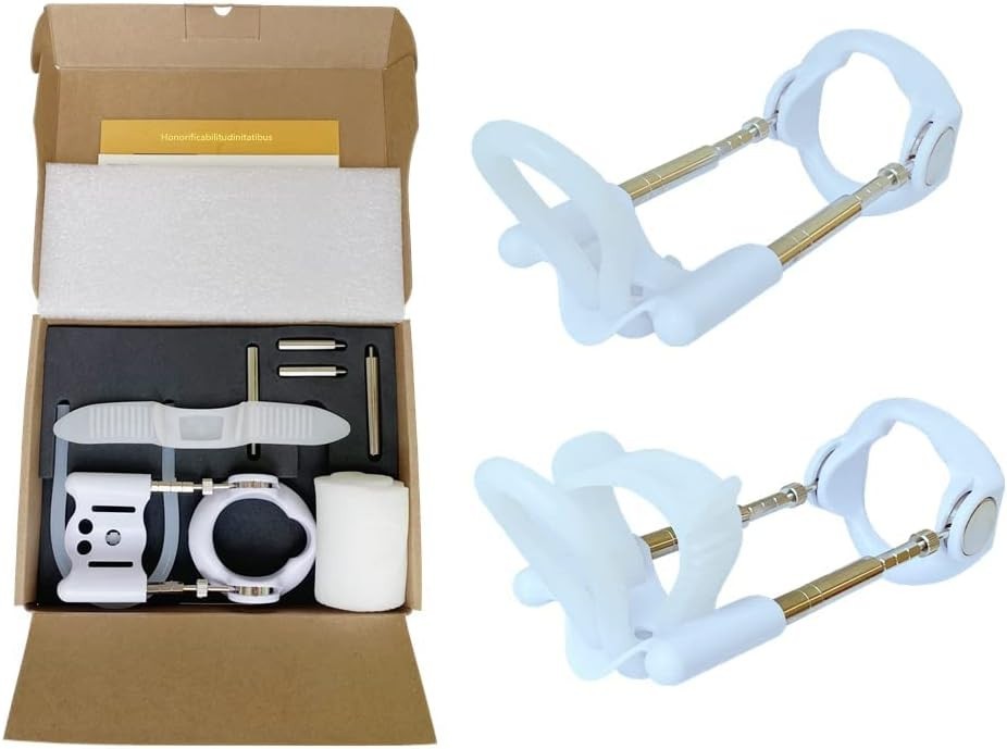 Adjustable White Penile Traction Device: Wearable Enlargement Training Kit