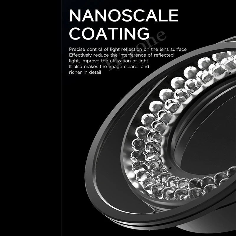 Mechanic LS720 Microscope Ring Light Polarized Ring Light Eliminates Reflection