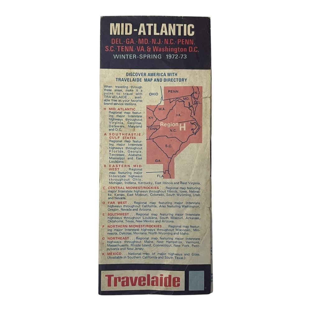 Map - Mid-Atlantic Travelaide