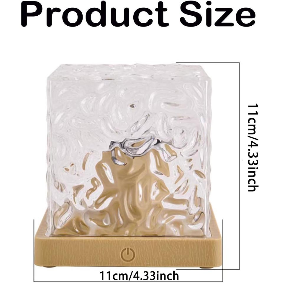 16 Colors LED Night Light Ocean Wave Projector Lamp Aurora Rechargeable Bedroom