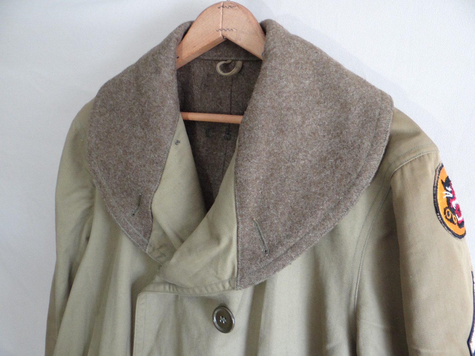 Original WWII 1941 US Army Tank Destroyer M-1938 MACKINAW Jacket Size 40