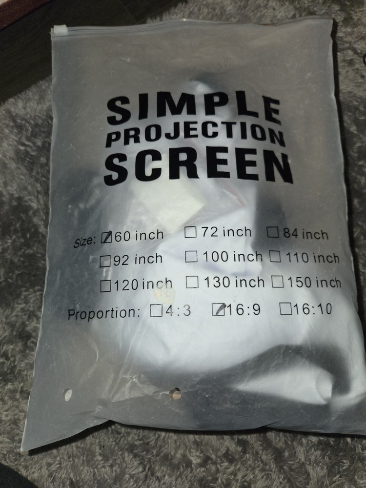 Fabric Projector Screen