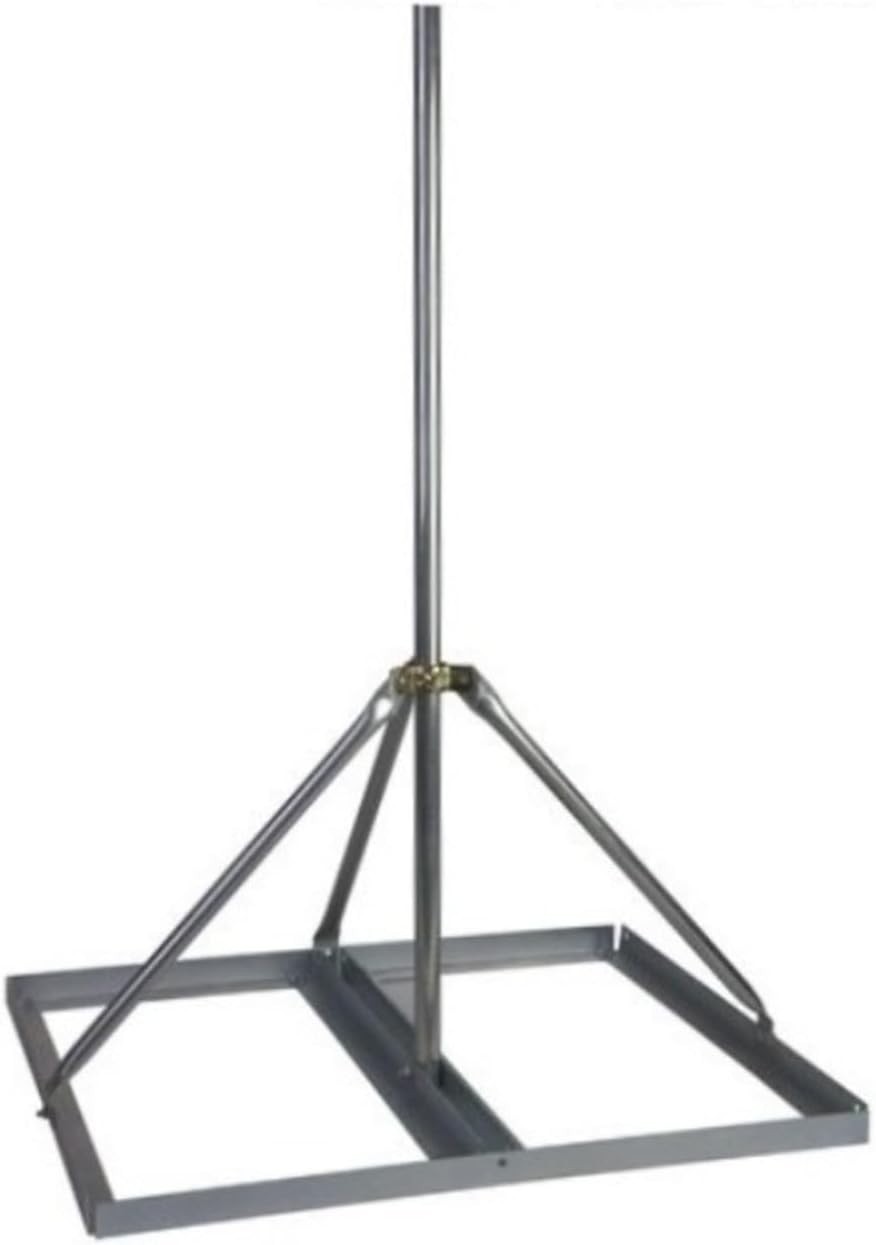 Non-Penetrating Roof Mount 1.25" x 60" Mast Antenna Tripod Mount NP-60-125