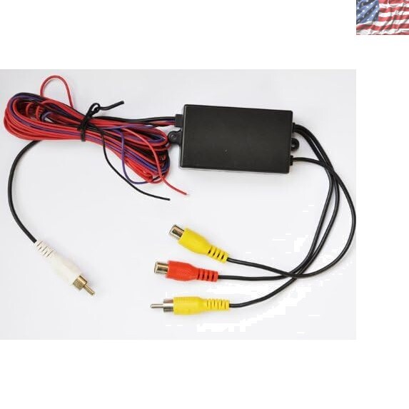 Black 3-Way Video Switcher with Automatic Return for Safety & Convenience