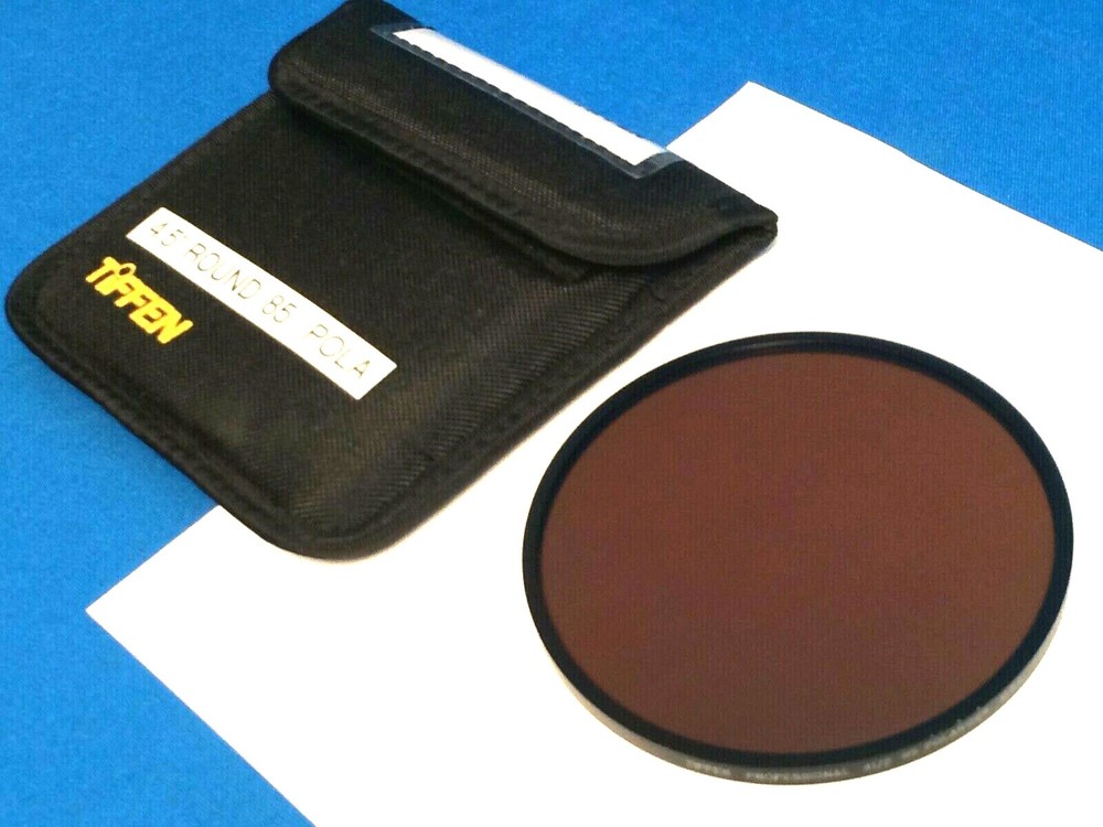 FILTER, 4.5" ROUND #85 / POLARIZER COMBO "TIFFEN" (85/POLA) ARRI MITCHELL CAMERA