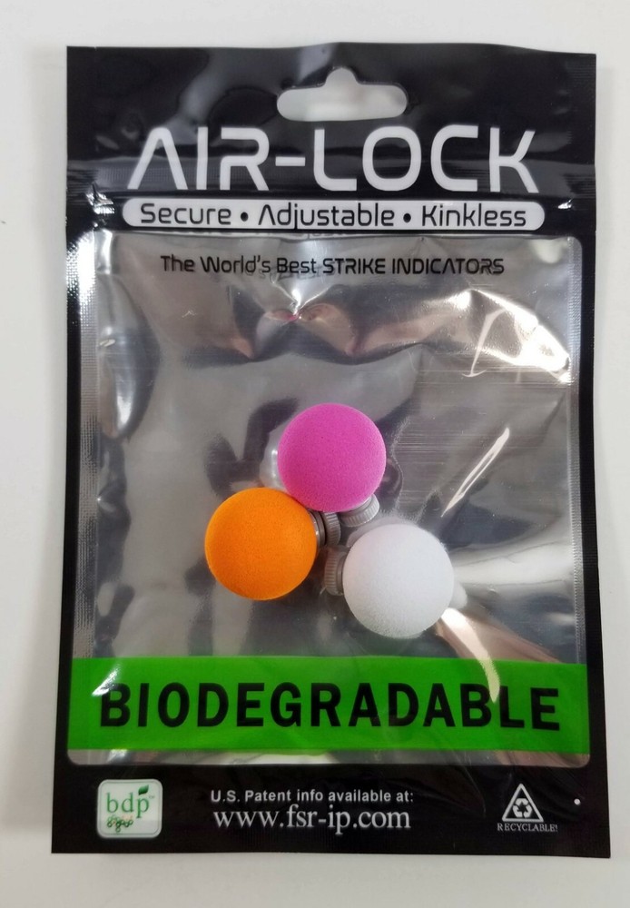 Air-Lock Biodegradable Strike Indicators - 3/4 inch, 3-Pack - New