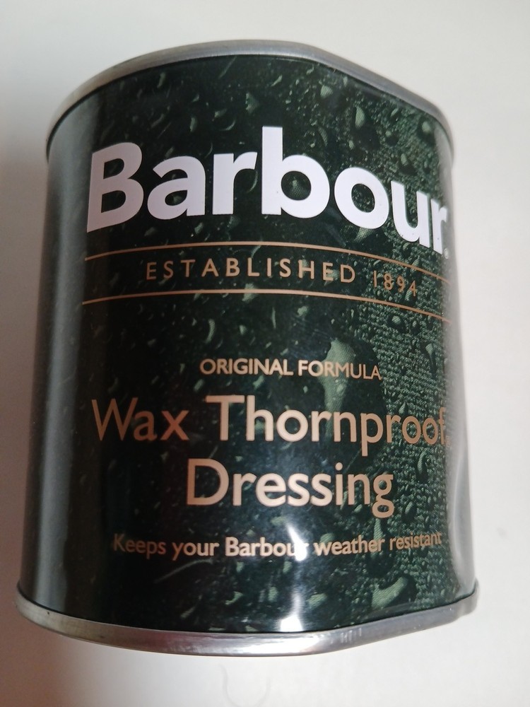 Barbour Thornproof Wax Dressing - Weatherproof Functionality for Jackets 12c