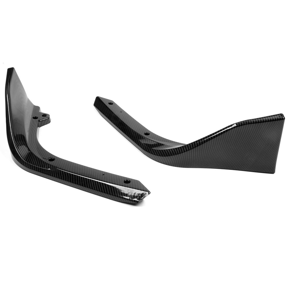 2022-2024 Civic Sedan Hatchback Front Bumper Lip Splitters 2PCS Carbon Print