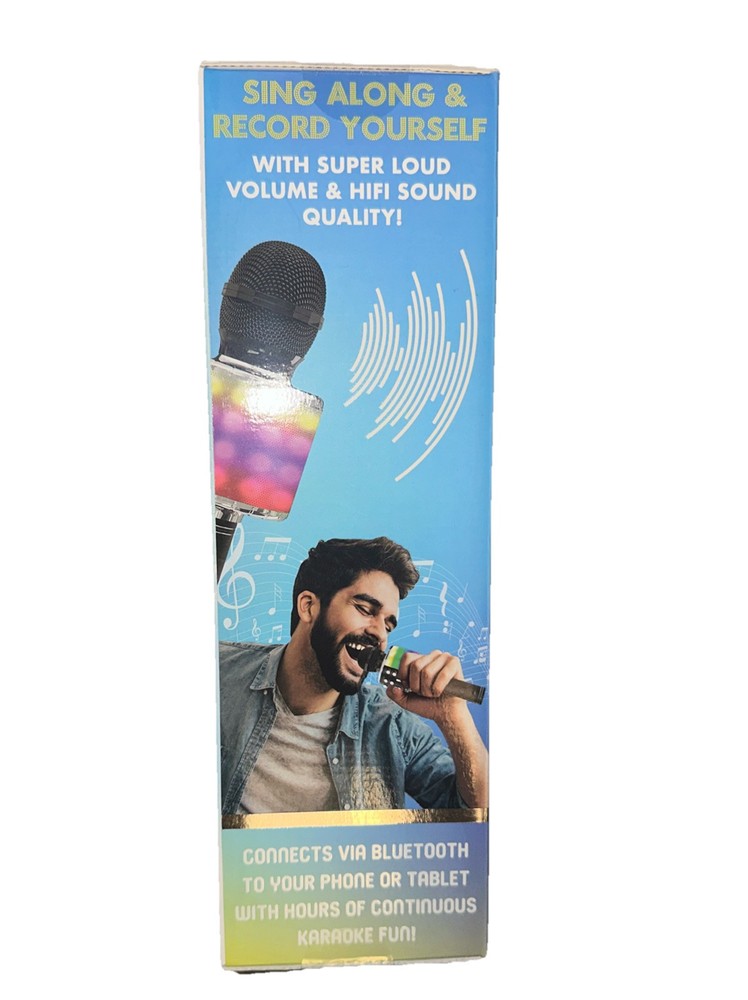 Light Up Kareokee Microphone Speaker