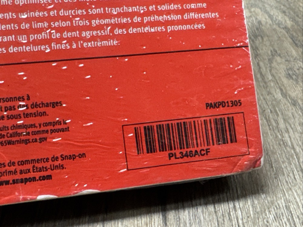 Snap On 3 Pc Plier Set - PL346ACF