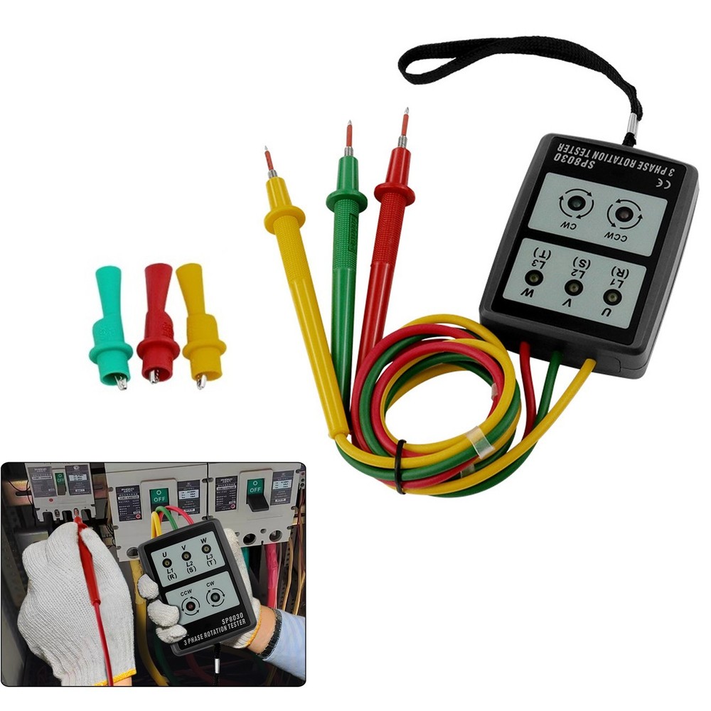 Lightweight and Portable Three Phase AC Tester for Schools and Home Use