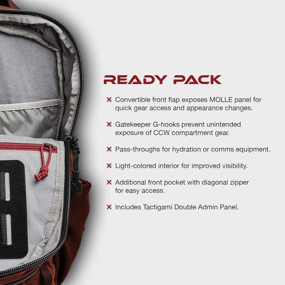 Vertx Ready Pack Tactical Backpack 20L RDGN/Black VTX5037