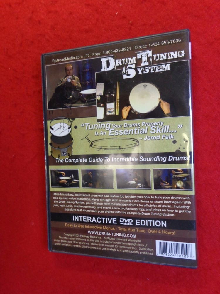 Drum tuning system dvd Mike Michalkow