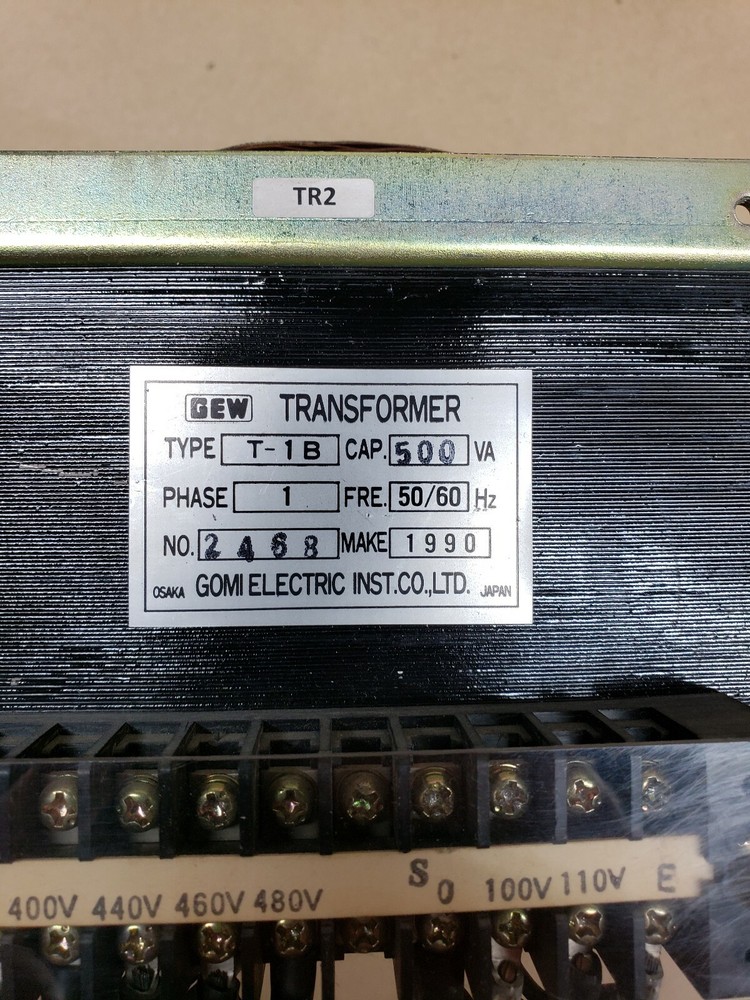 GEW T-1B Transformer .500 VA 1 Phase #193CGA7PR2
