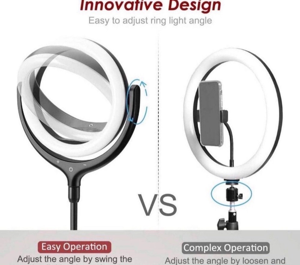 Led ring light kit with stand 12 Inches