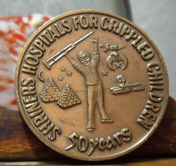 1972 SHRINECTENNIAL 100YR BROZNE MEDAL AADNMS
