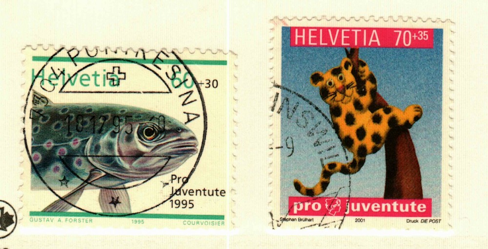 Switzerland #B609 ,B661  used