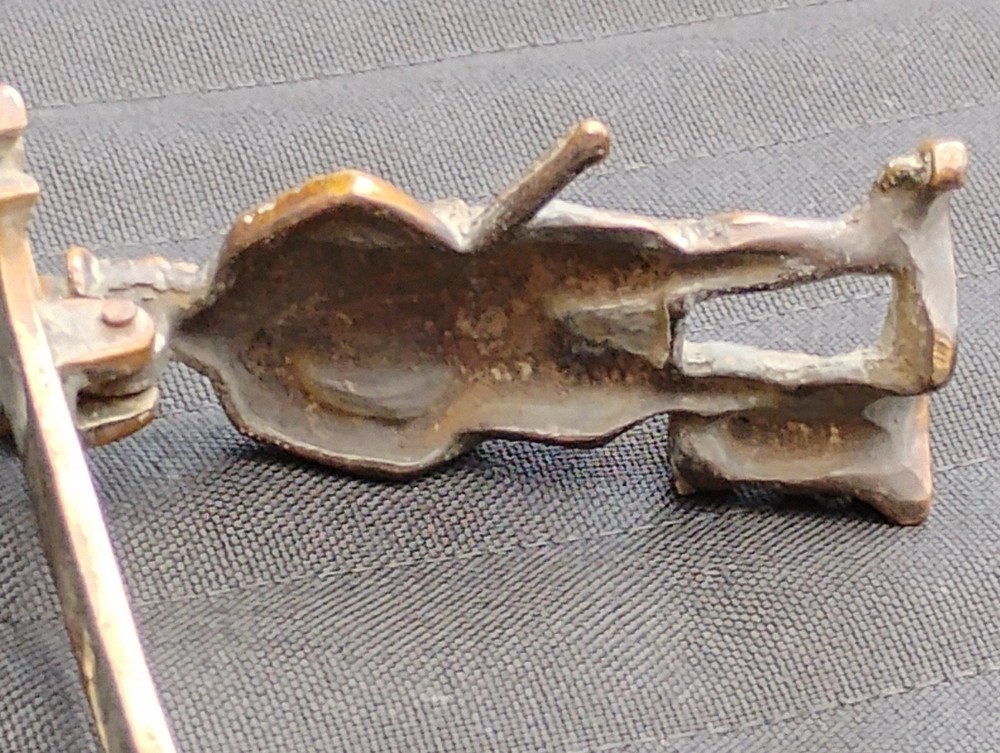 ANTIQUE ‘JOHN BULL’ BRASS DOOR KNOCKER