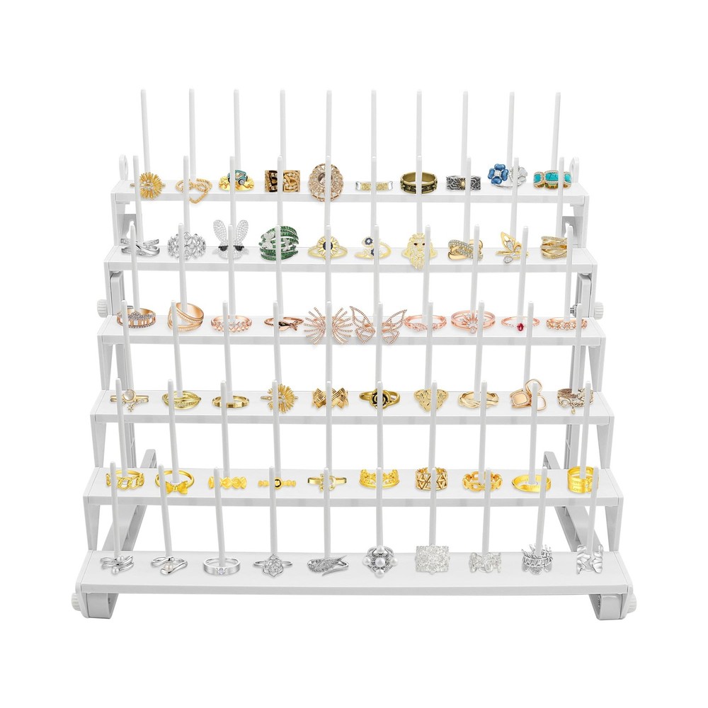 MagnaHoop Thread Rack with 60 Spools, Large Thread Stand with Long Pegs, Brig...