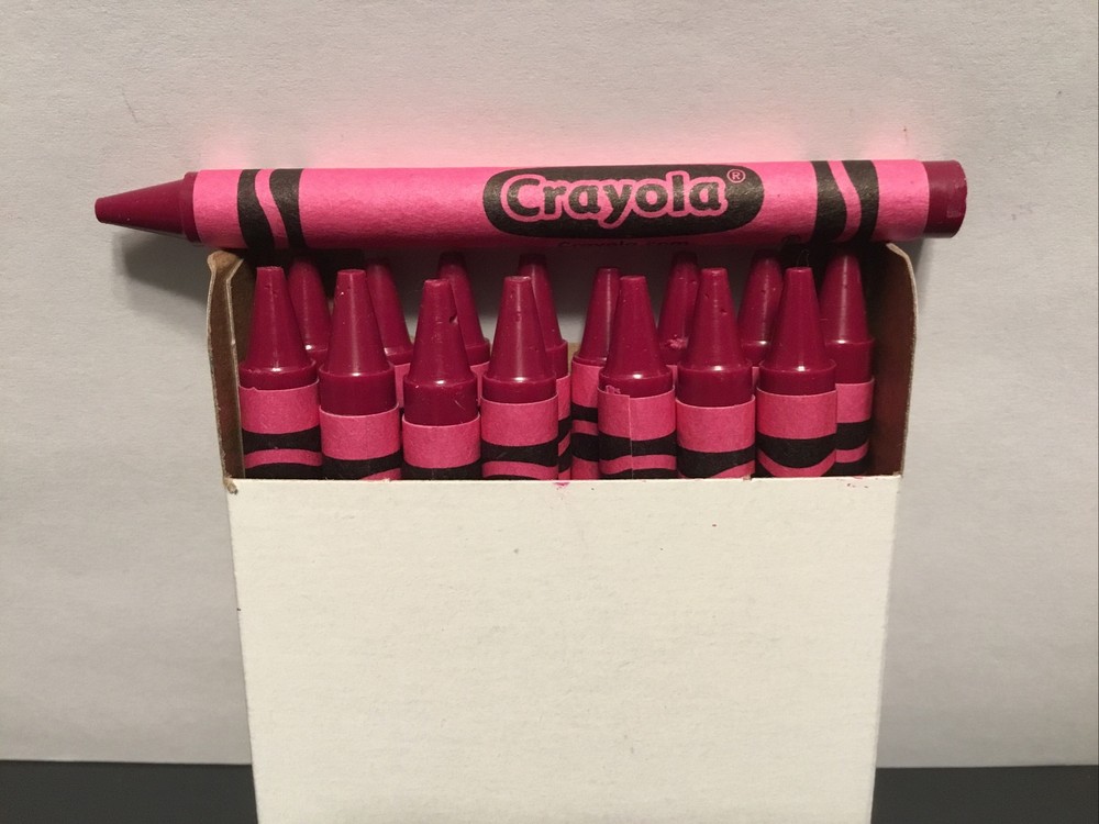 (16) Crayola Crayons (magenta) BULK