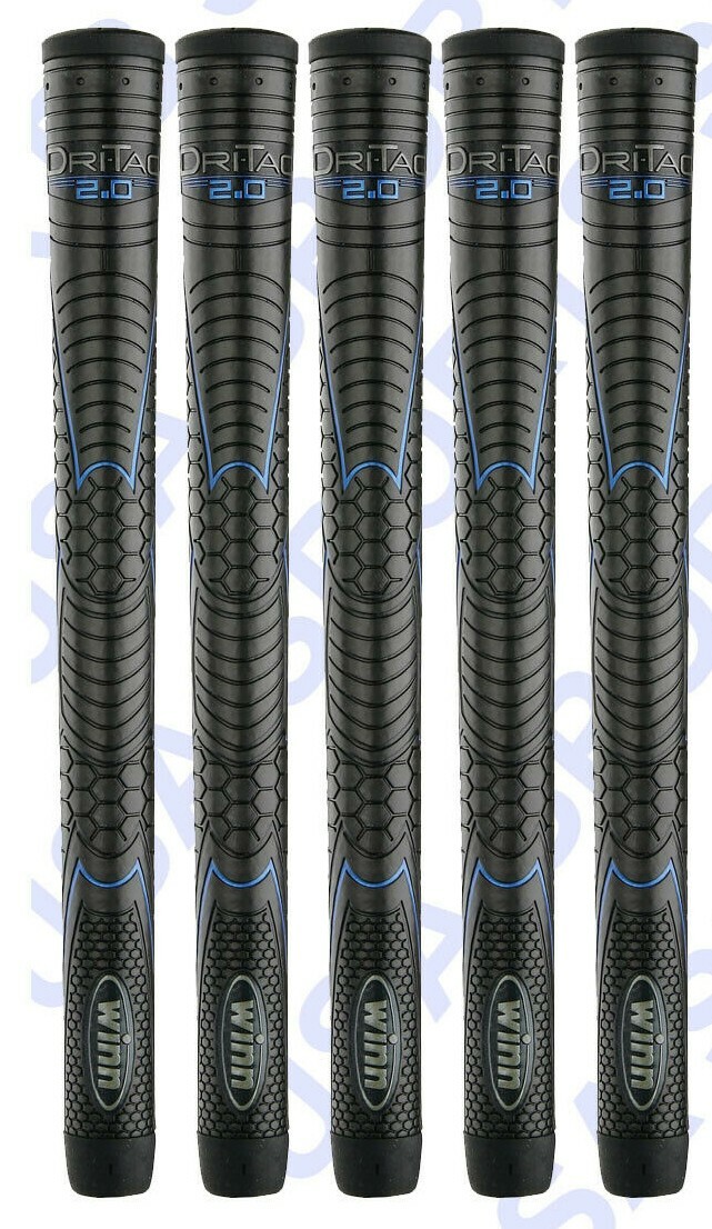 Winn DRI-TAC 2.0 MIDSIZE Jet Black Golf Grip - 62DT-JBK