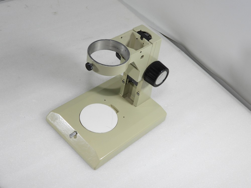 Stereo Microscope Track Stand & Focus Knobs 76mm Body Holder for Nikon SMZ-2B