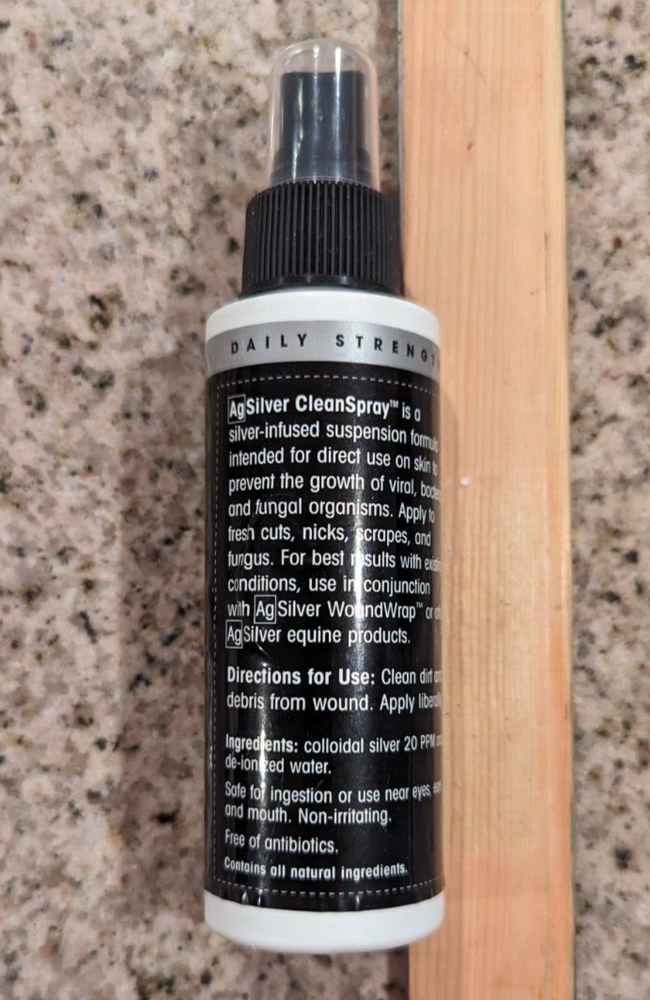 AgSilver Daily Strength CleanSpray 4 oz 118 ml