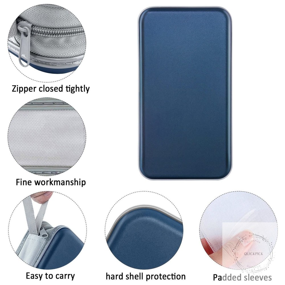 CD Case Holder 80 Capacity CD/DVD Case Holders Wallet Hard Plastic CD DVD Disc