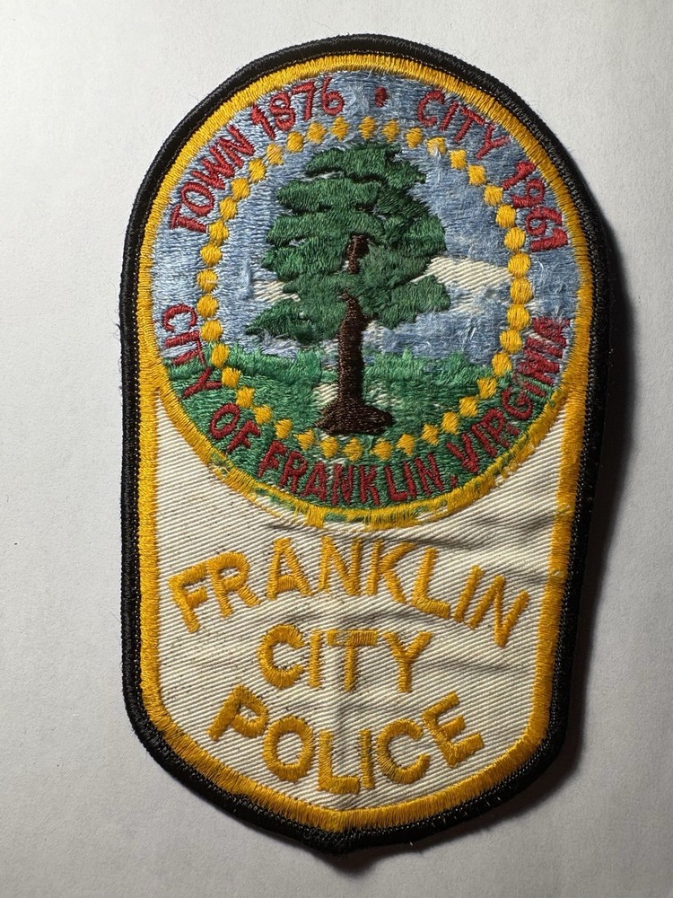 Franklin City Virginia Police Patch