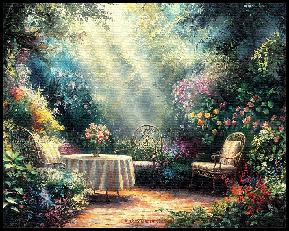 Sunlight Sonata 2 - Chart Counted Cross Stitch Patterns Needlework DIY DMC Color