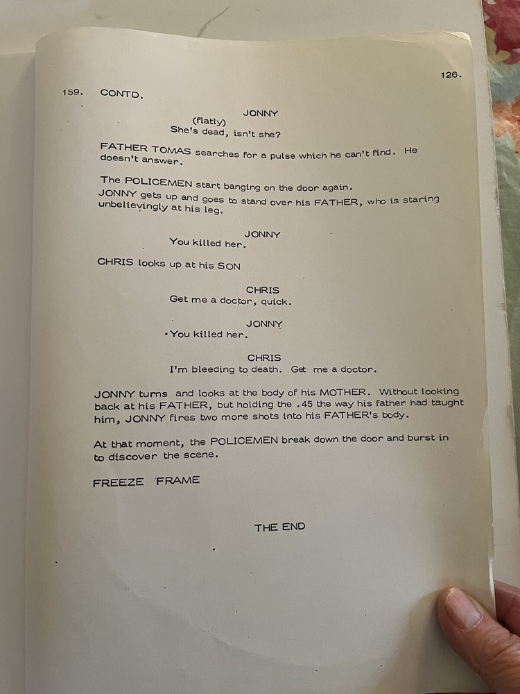 original script “The Pact” 1978 by Peter S. Jordan