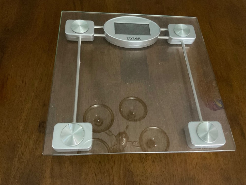 Taylor Glass Platform Digital Bathroom Scale