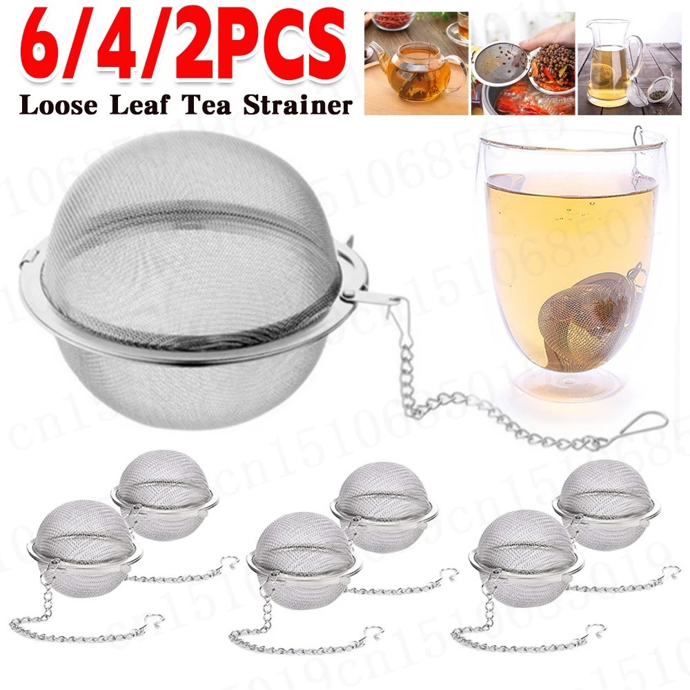 2PCS Stainless Steel Mesh Tea Infuser, 2.1 Inch Tea Ball, Strainer Tea Diffuser*