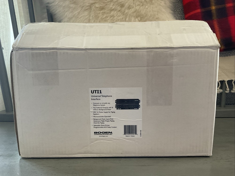 New Bogen Communications UTI1 Universal Paging Telephone Systems Interface