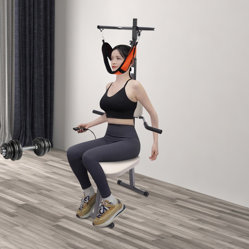 Traction&Stretch Decompression Machine Neck Traction Device Neck Traction Chair