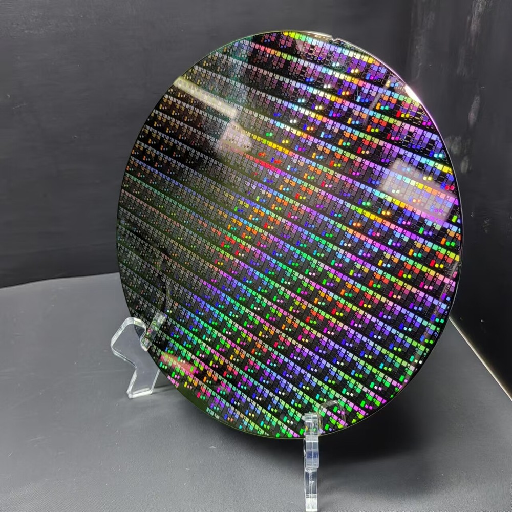 Silicon Wafer 8'' Semiconductor Chip Integrated Circuit for Art, Science, etc.