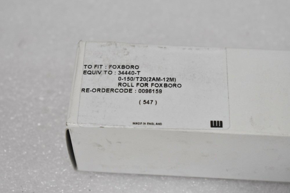 PLOTTER CHART 0096159 ROLL FOR FOXBORO, EQUIVALENT TO 34440-T 0-150/T20(2AM-12M)