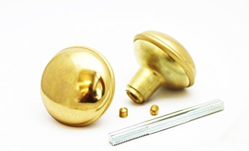 Brass Finished Door Knob Set/Spindle