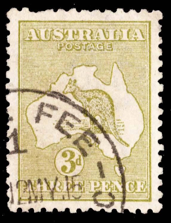 Australia Scott 5 Used.