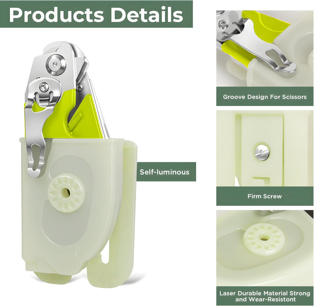 Tactical Foldable Trauma Shears Holsters 2Pack,Emergency Response Shears sheaths