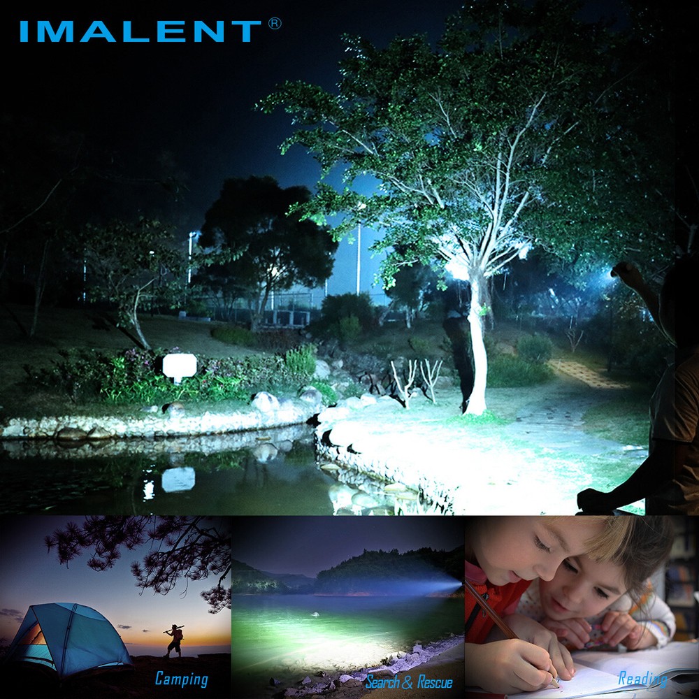 IMALENT MS03 13000 Lumen Rechargeable EDC Flashlight With Battery & Holster