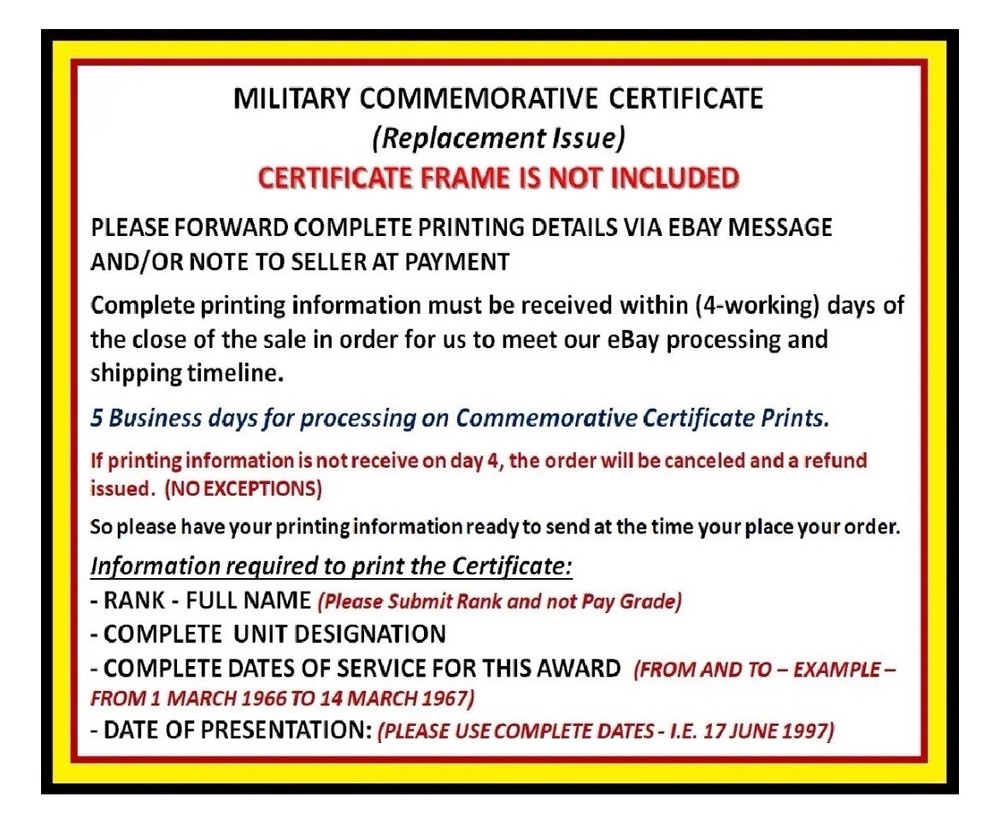 362ND INFANTRY REGIMENT / COMMEMORATIVE - CERTIFICATE OF COMMENDATION