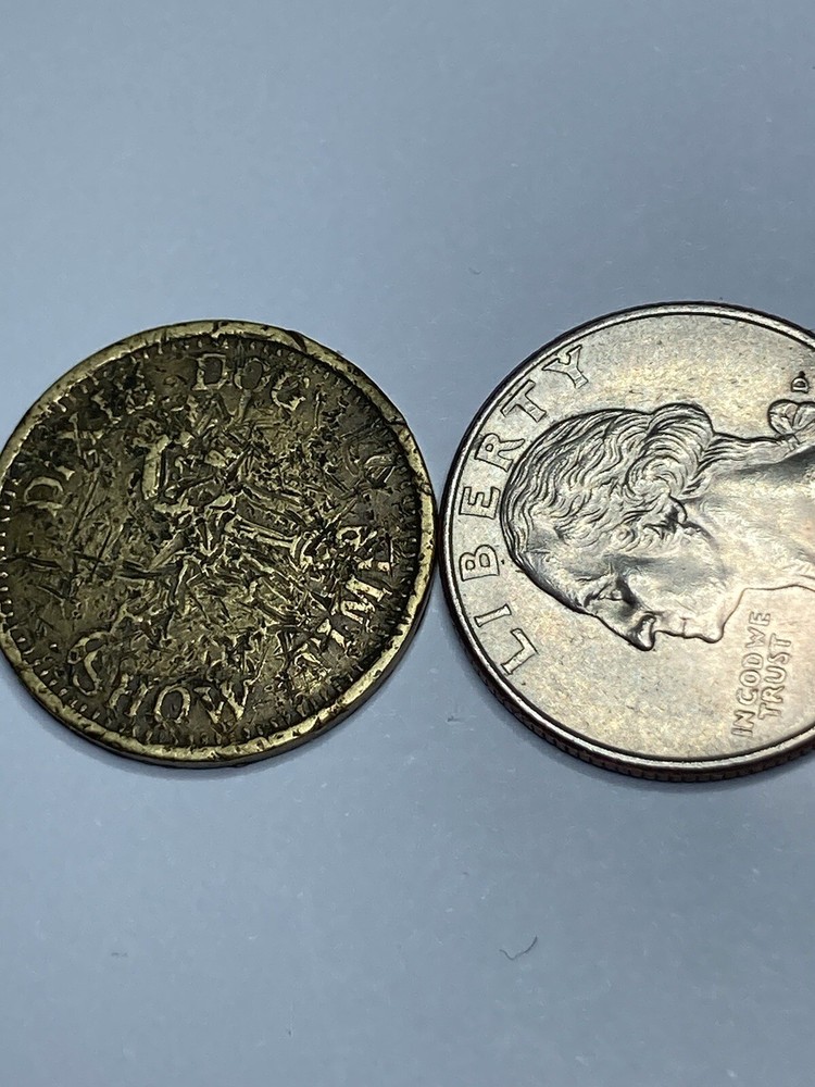 OLD DIXIE DOG SHOW TIME TOKEN - UNIQUE OLD TOKEN (#o1)