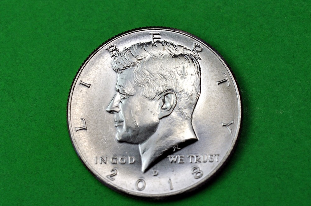 2018-D Choice BU Mint State Kennedy US Half Dollar coin