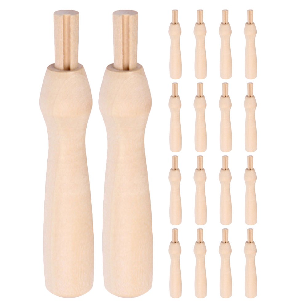 18 Pcs Craft Projects Felting Tool Handle Cross Stitch Needle Handles