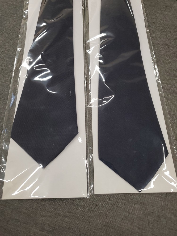2 Boys Plain Dark Blue First Holy Communion Tie